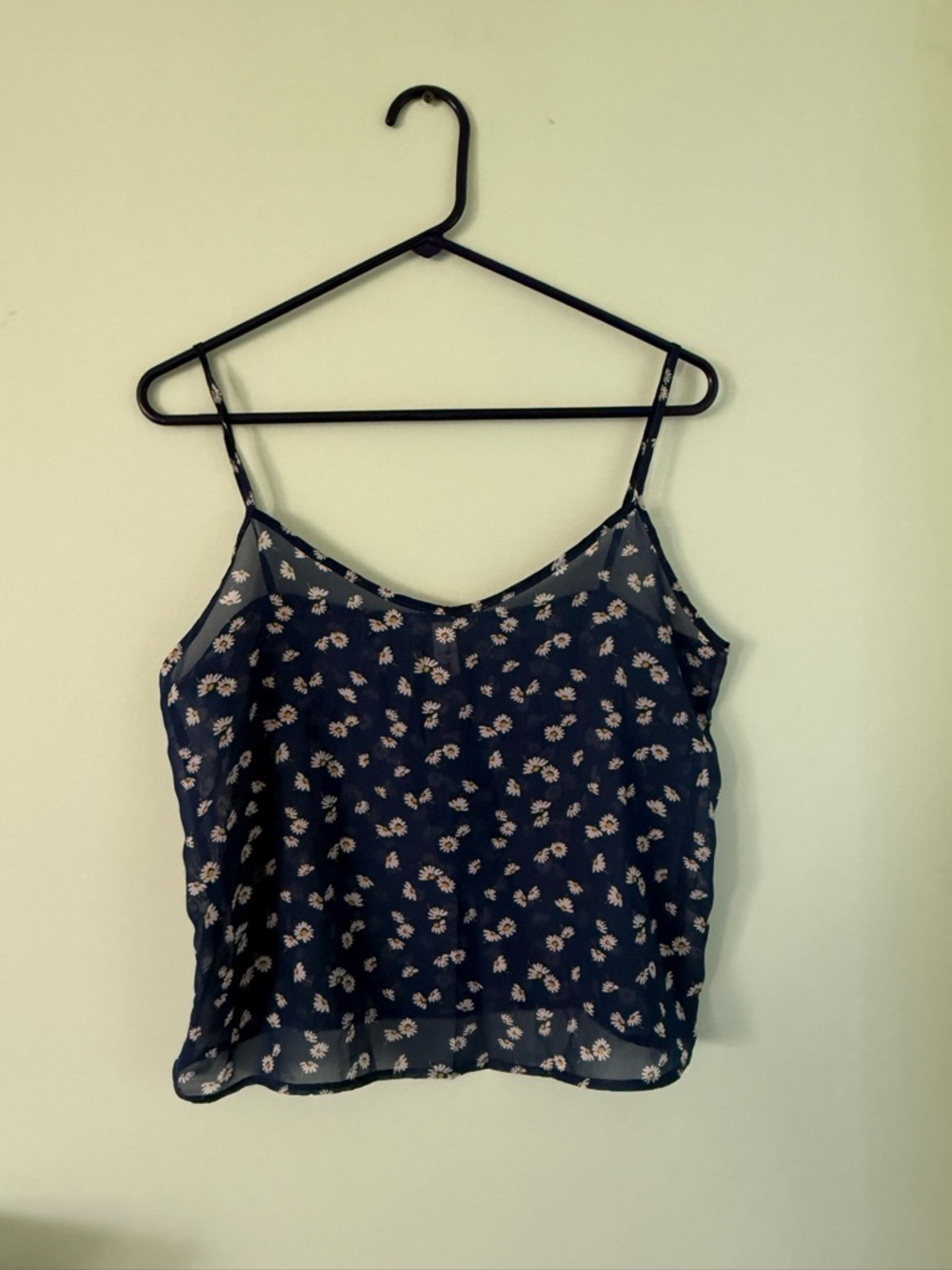 American Apparel Floral Chiffon Cami Top